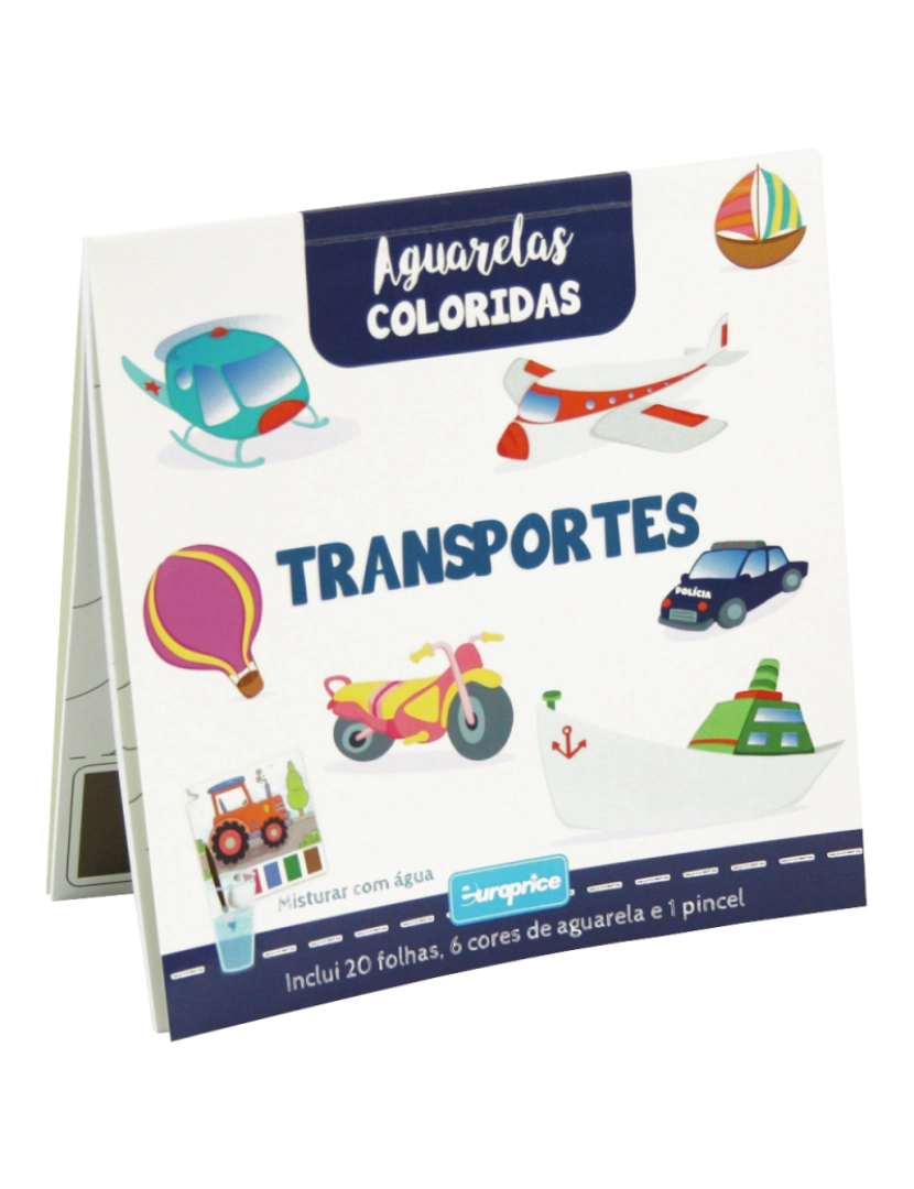 imagem de Aguarelas Coloridas - Transportes1