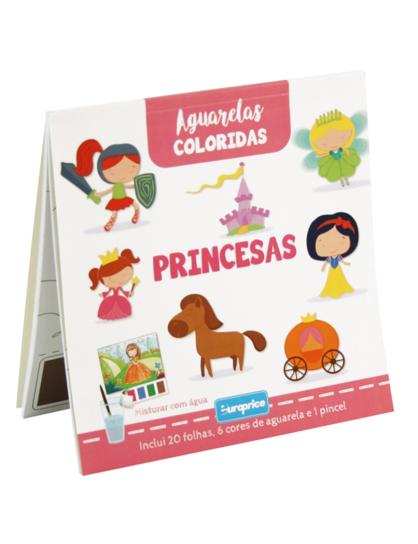 Europrice - Aguarelas Coloridas - Princesas