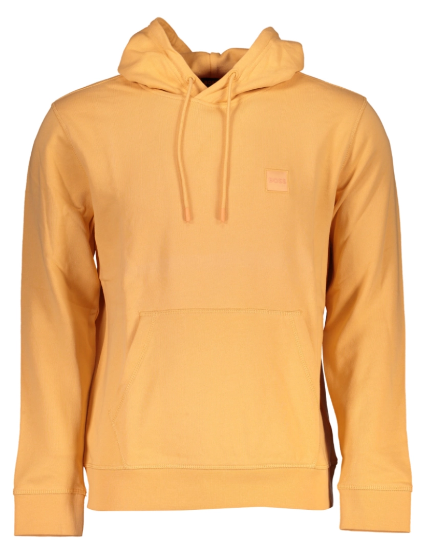 Hugo Boss - Hugo Boss Sweatshirt c/Capuz Laranja Homem