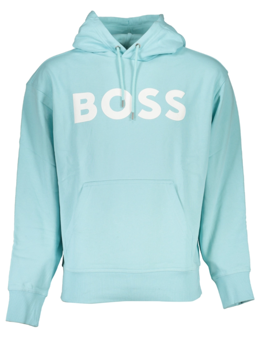 Hugo Boss - Hugo Boss Sweatshirt c/Capuz Azul Claro Homem