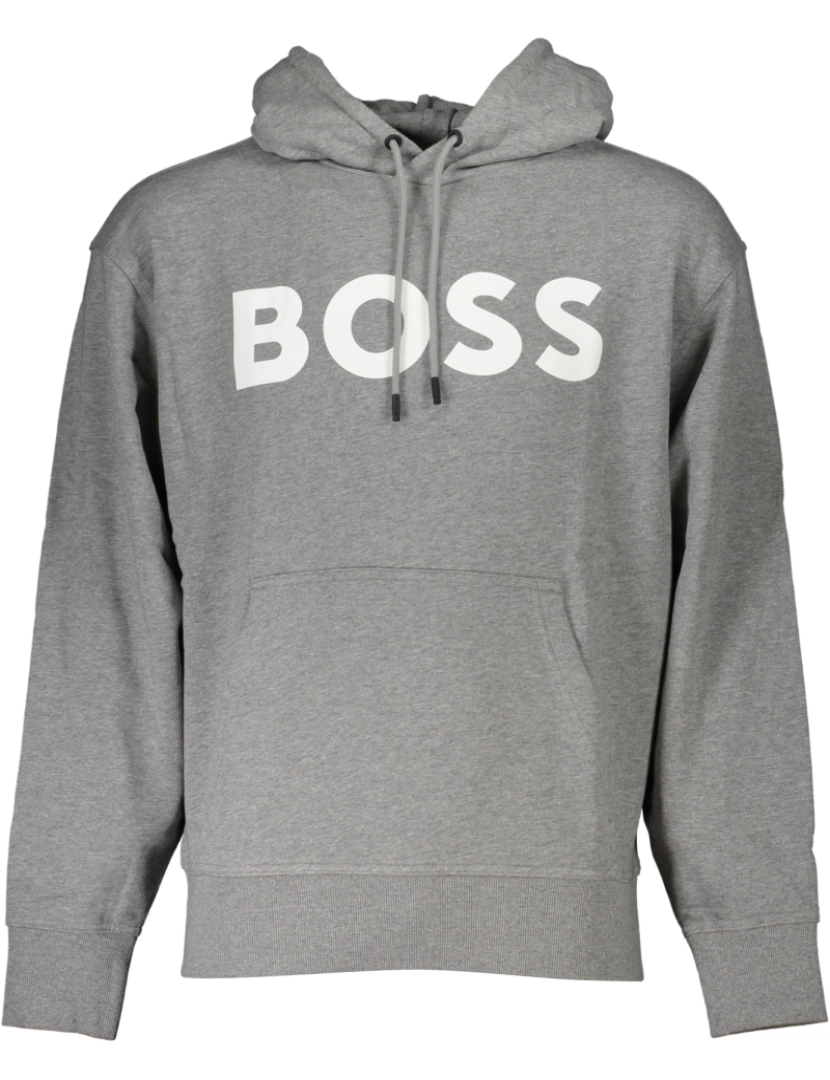 Hugo Boss - Hugo Boss Sweatshirt c/Capuz Cinzento Escuro Homem
