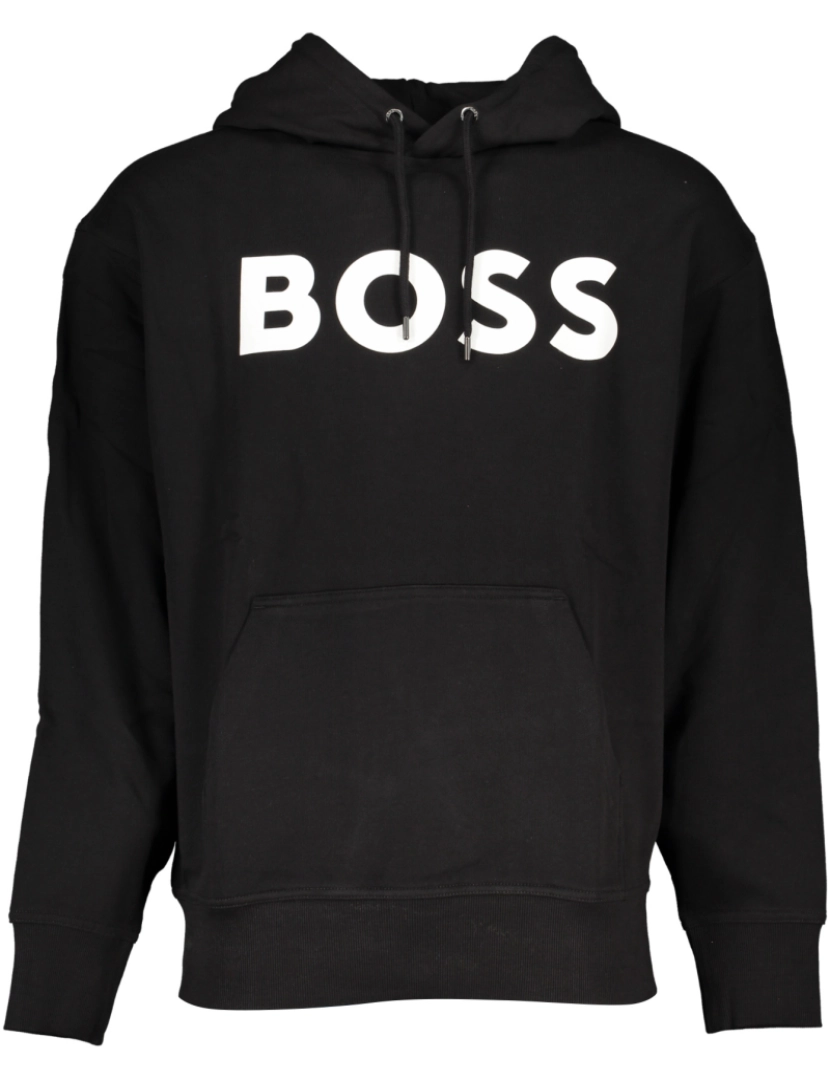 Hugo Boss - Hugo Boss Sweatshirt c/Capuz Preto Homem