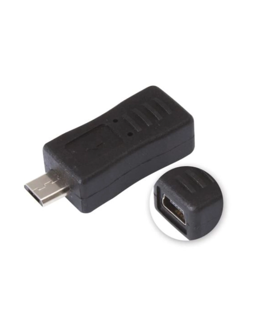 Nedisdertis - Ficha Adaptadora Micro USB Macho / Mini USB Fêmea NEDISDERTIS