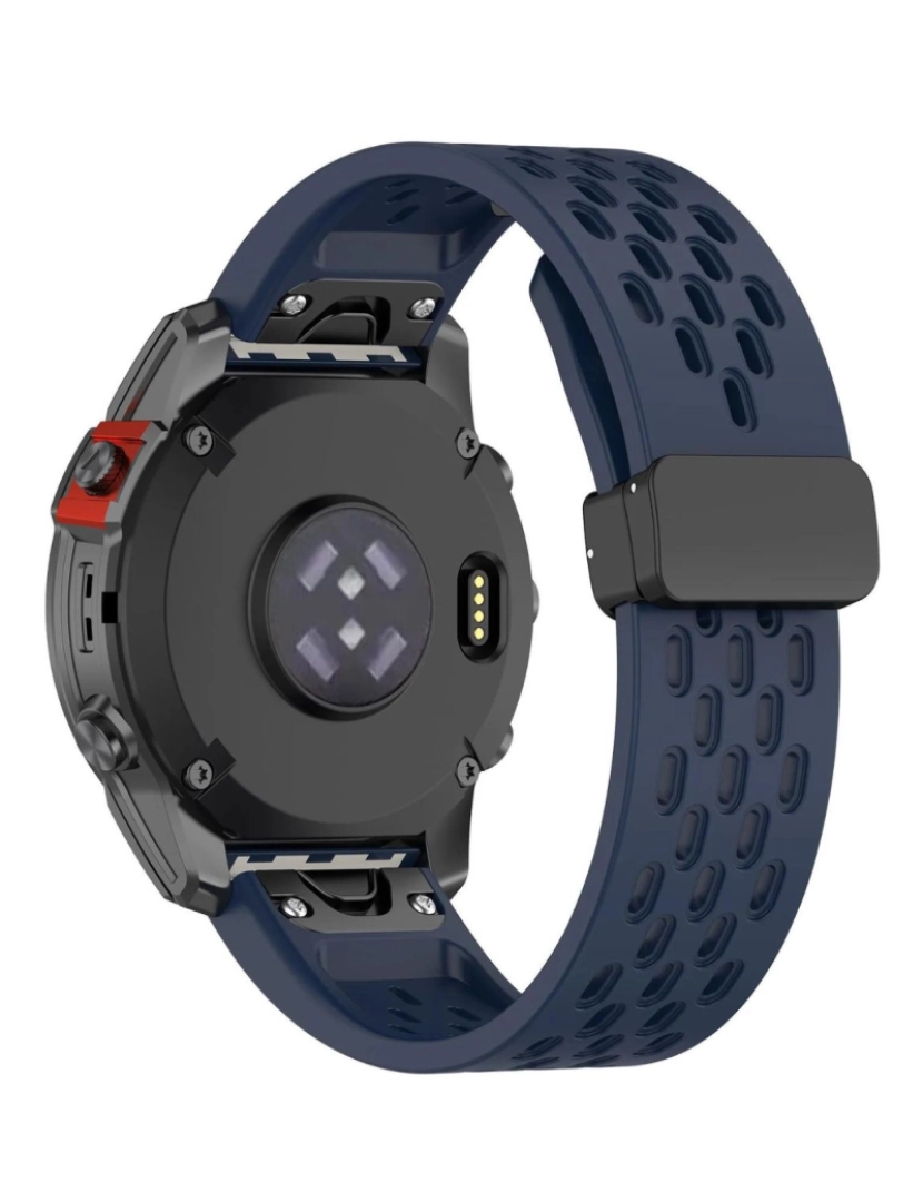 imagem de Pack 2x Bracelete SnapFlow para Garmin Fenix 5S Plus Amarelo e Azul3