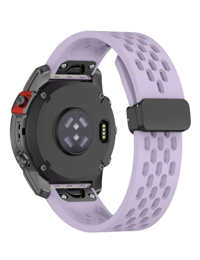 imagem de Pack 2x Bracelete SnapFlow para Garmin Fenix 7 Pro Sapphire Solar Amarelo e Lavanda3