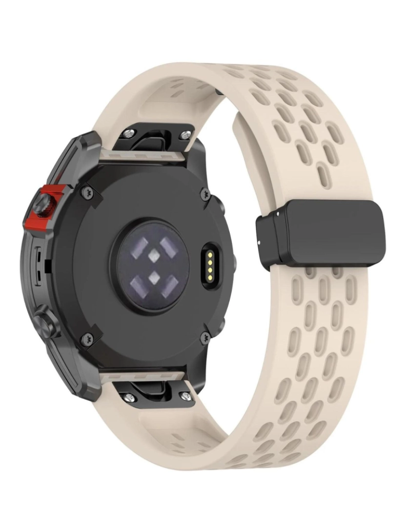 imagem de Pack 2x Bracelete SnapFlow para Garmin Fenix 7X Sapphire Solar Amarelo e Marfim3