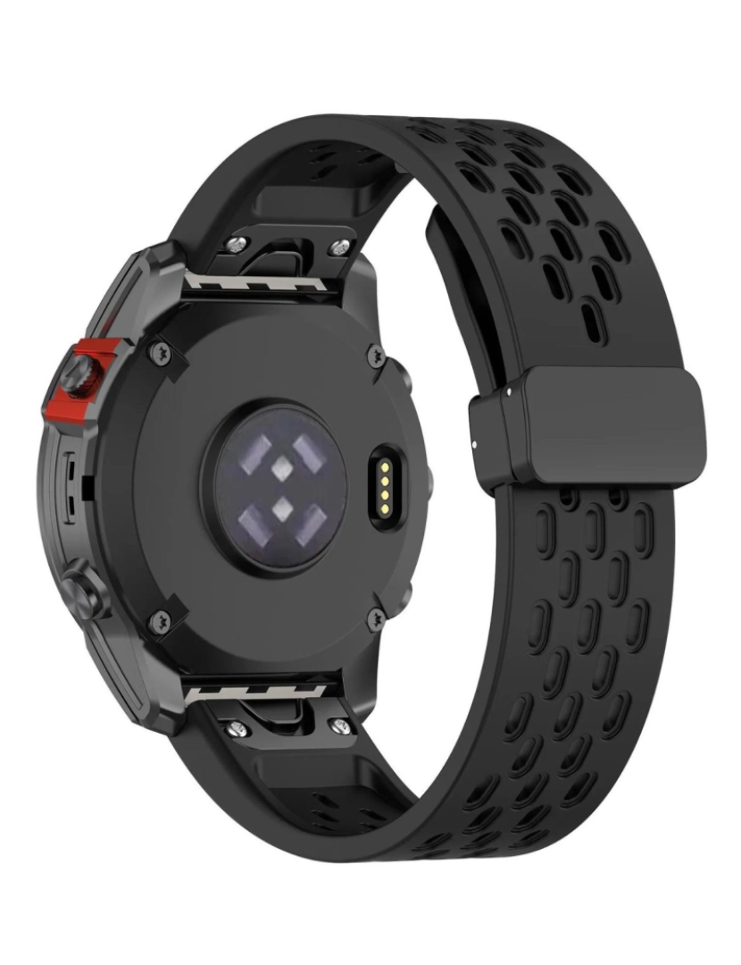 imagem de Pack 2x Bracelete SnapFlow para Garmin Fenix 7 Pro Sapphire Solar Amarelo e Preto3