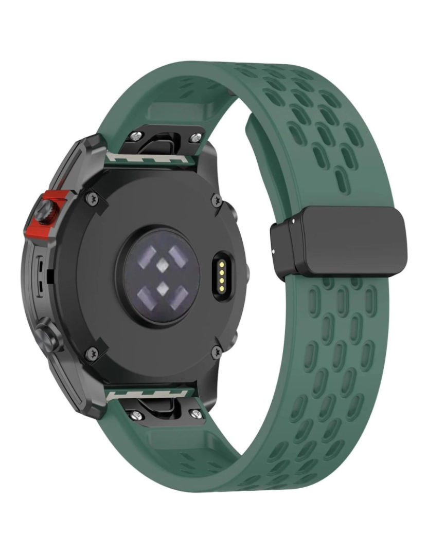 imagem de Pack 2x Bracelete SnapFlow para Garmin Fenix 7S Amarelo e Verde3