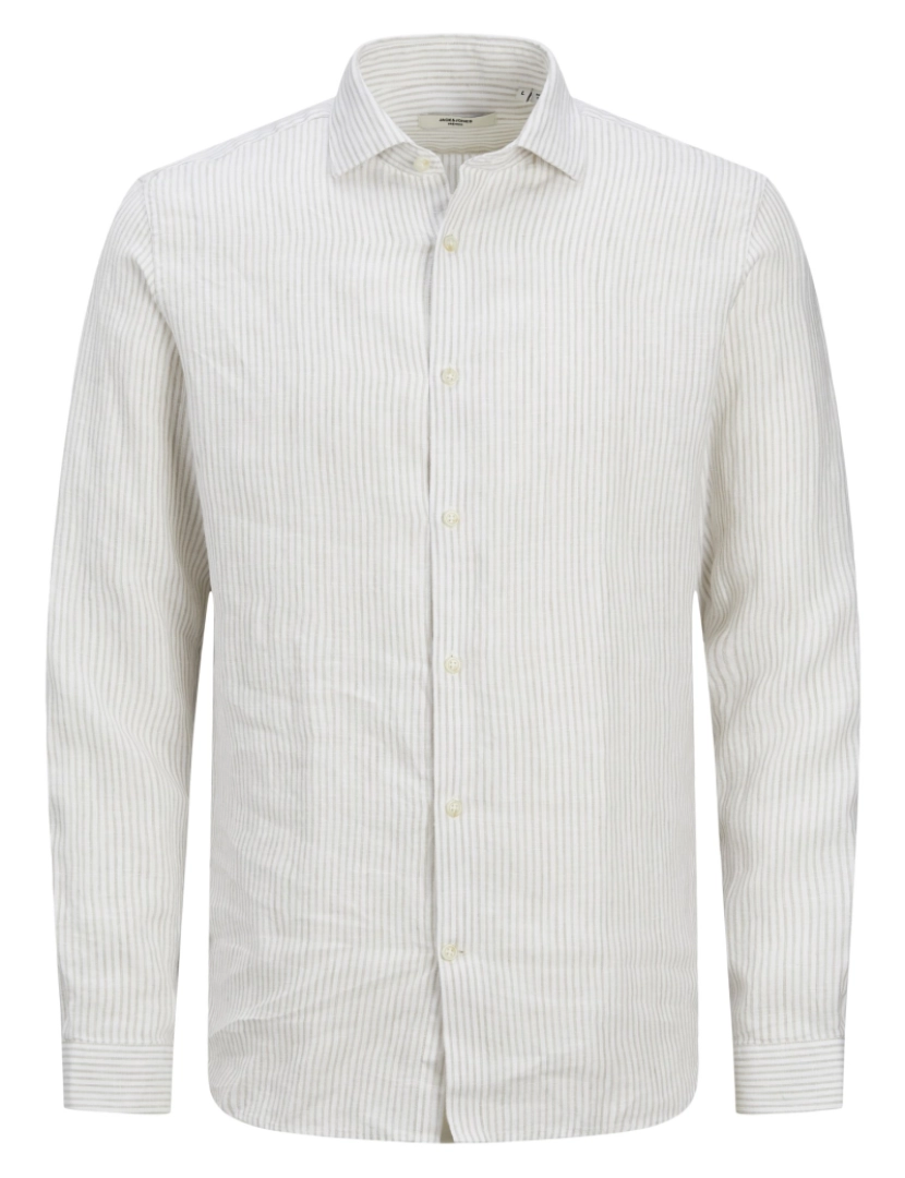 Jack & Jones - Jack & Jones Parker Linen Stripe  Branco