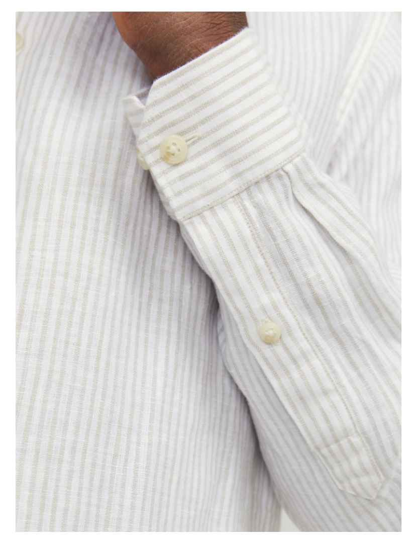 imagem de Jack & Jones Parker Linen Stripe  Branco4