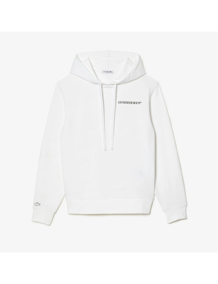 Lacoste - Sweatshirt Com Capuz Para Mulher. Branco