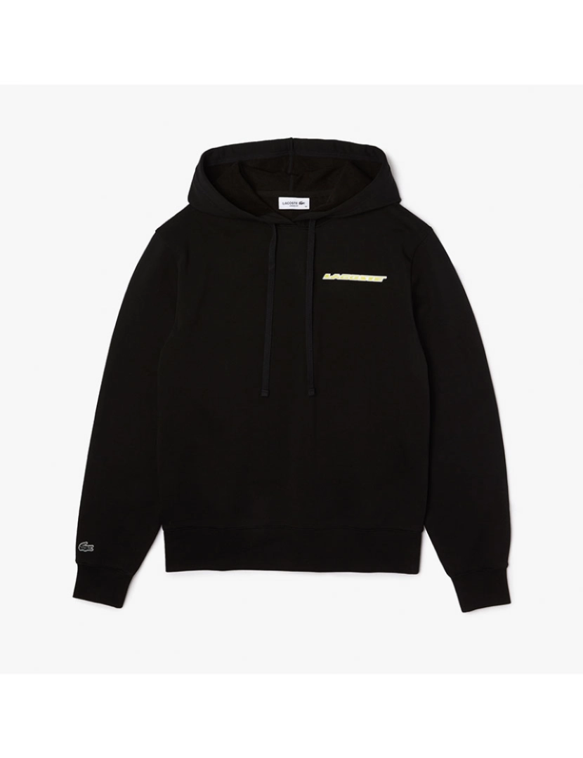 Lacoste - Sweatshirt Com Capuz Para Mulher. Preto