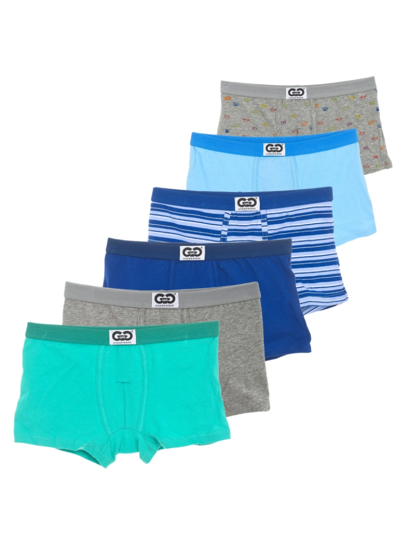 Le Petit Garçon - Pack-6 LPG Boxers Criança Multicolorido