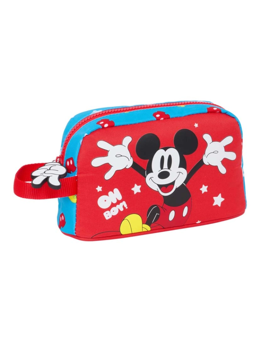 Mickey - Lancheira Térmica Mickey Mouse Clubhouse Fantastic Azul Vermelho 21,5 x 12 x 6,5 cm