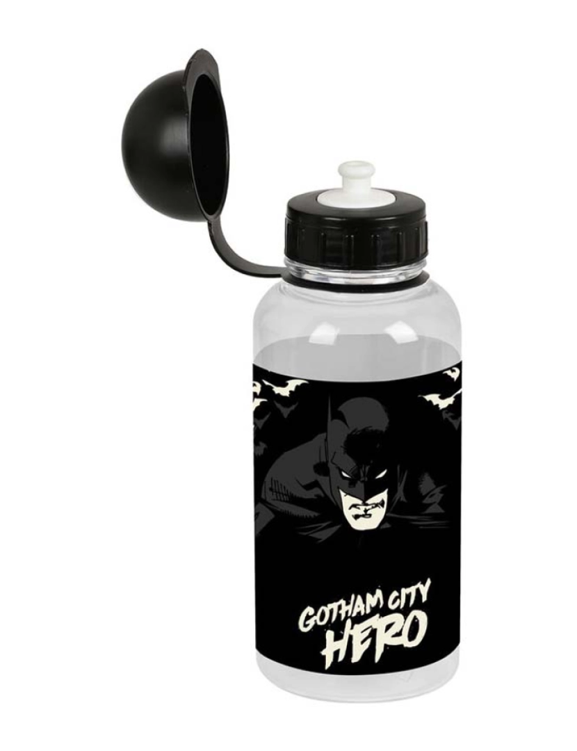 Batman - Garrafa de água Batman Hero Preto PVC 500 ml