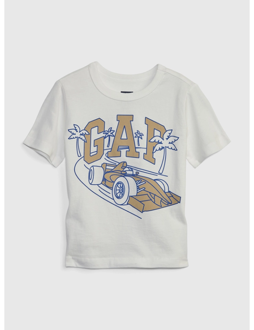 GAP - T-shirt Manga Curta Bebé Multicor