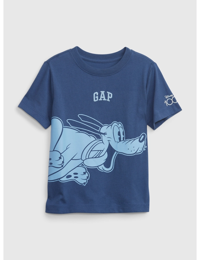 GAP - T-shirt Manga Curta Bebé Azul