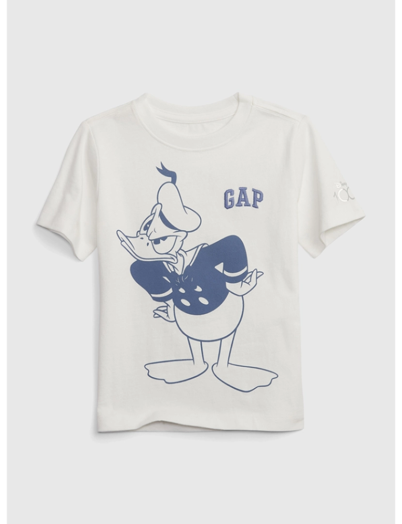 GAP - T-shirt Manga Curta Bebé Branco