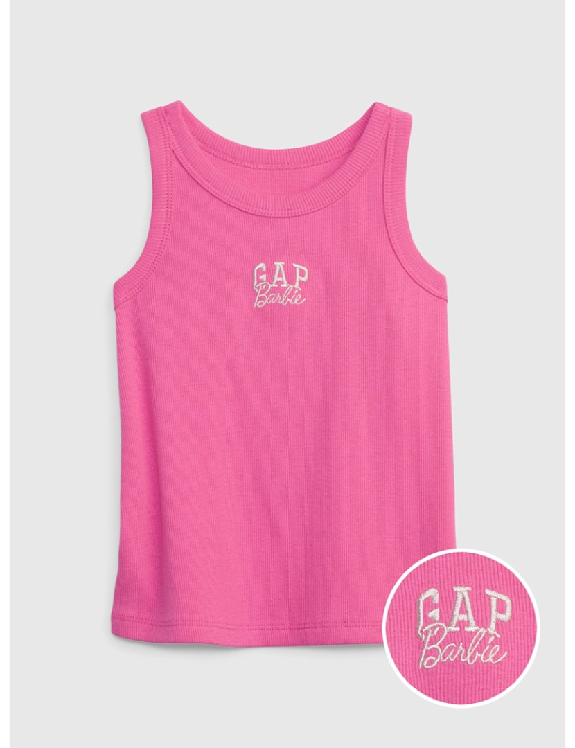 GAP - T-shirt sem Mangas Bebé Rosa