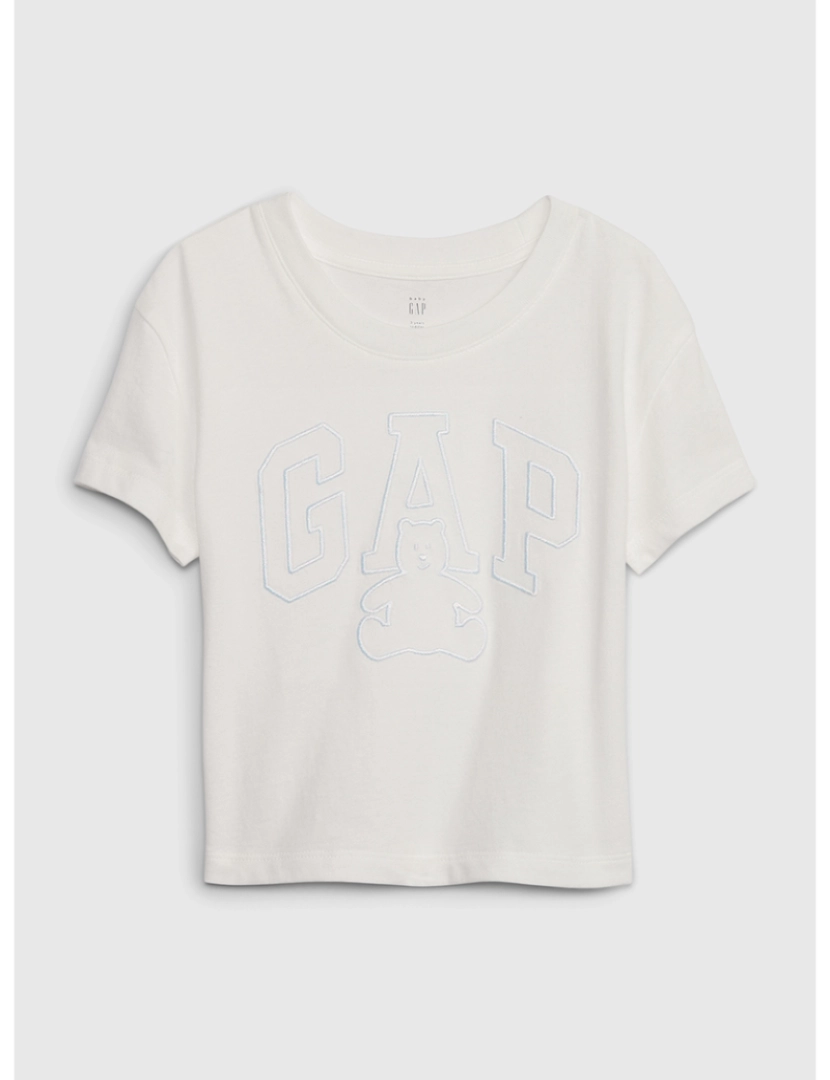 GAP - T-shirt Manga Curta Bebé Branco