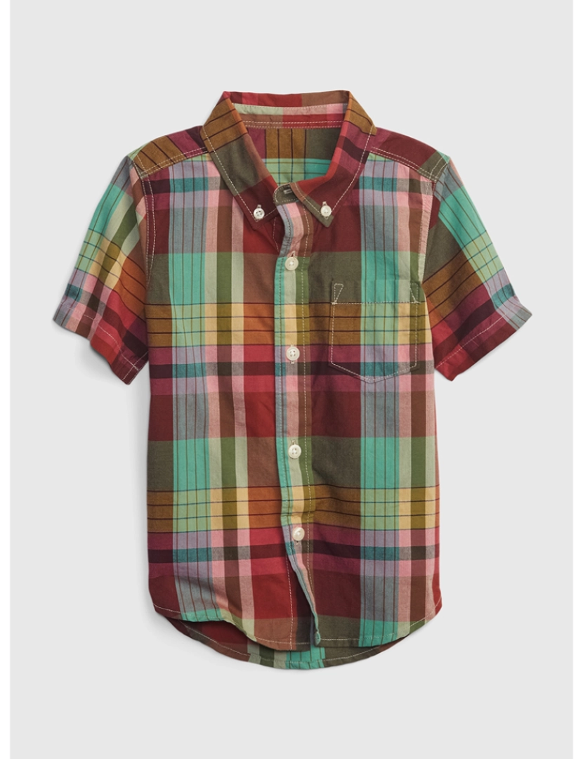 GAP - Camisa Manga Curta Bebé Multicor