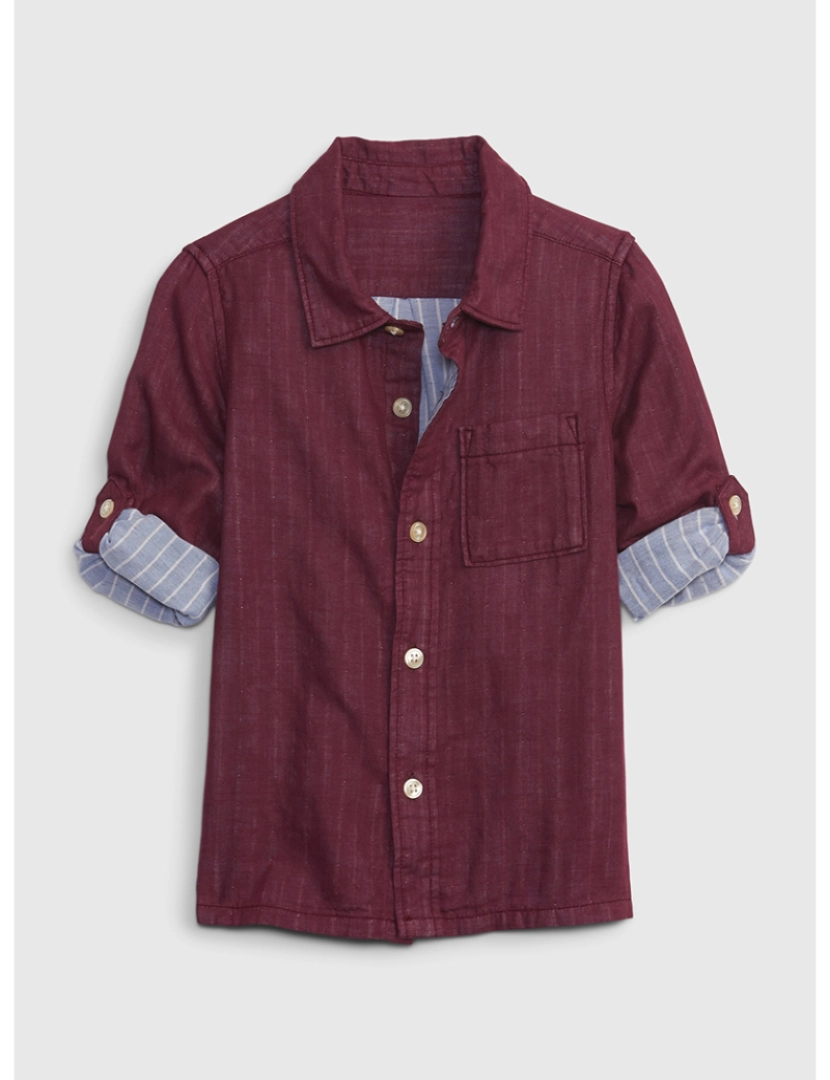 GAP - Camisa Manga Comprida Bebé Violeta