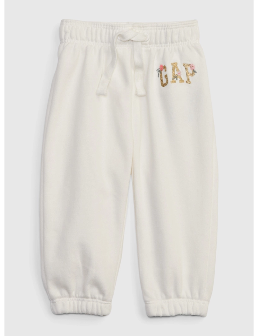 GAP - Calças Joggers Bebé Branco