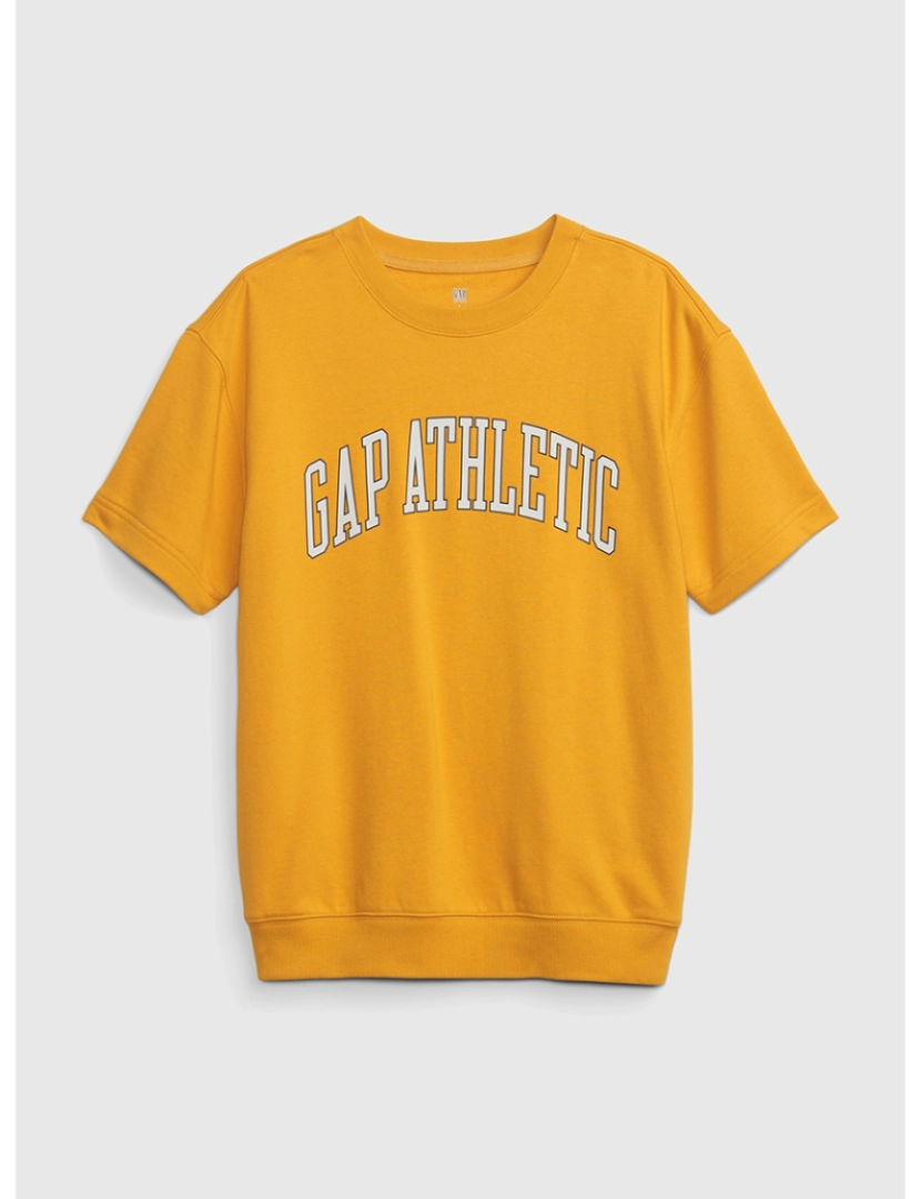 GAP - T-shirt Manga Curta Rapaz Amarelo