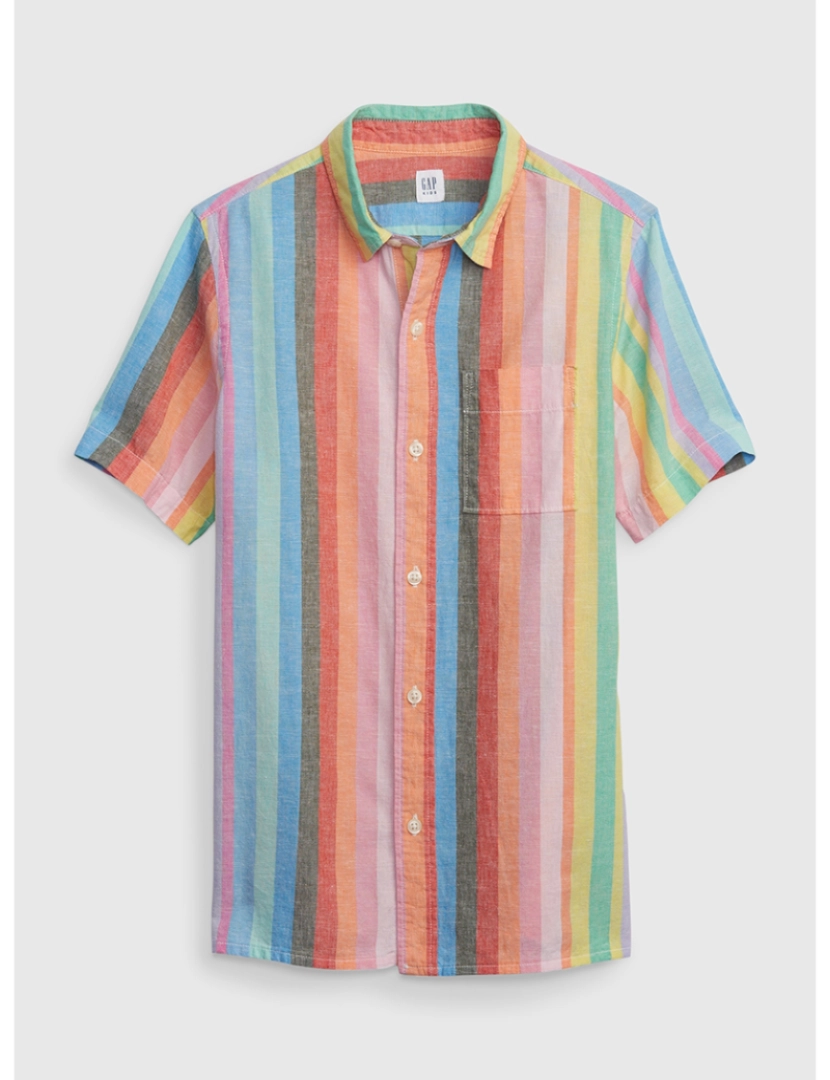 GAP - Camisa Manga Curta Rapaz Multicor