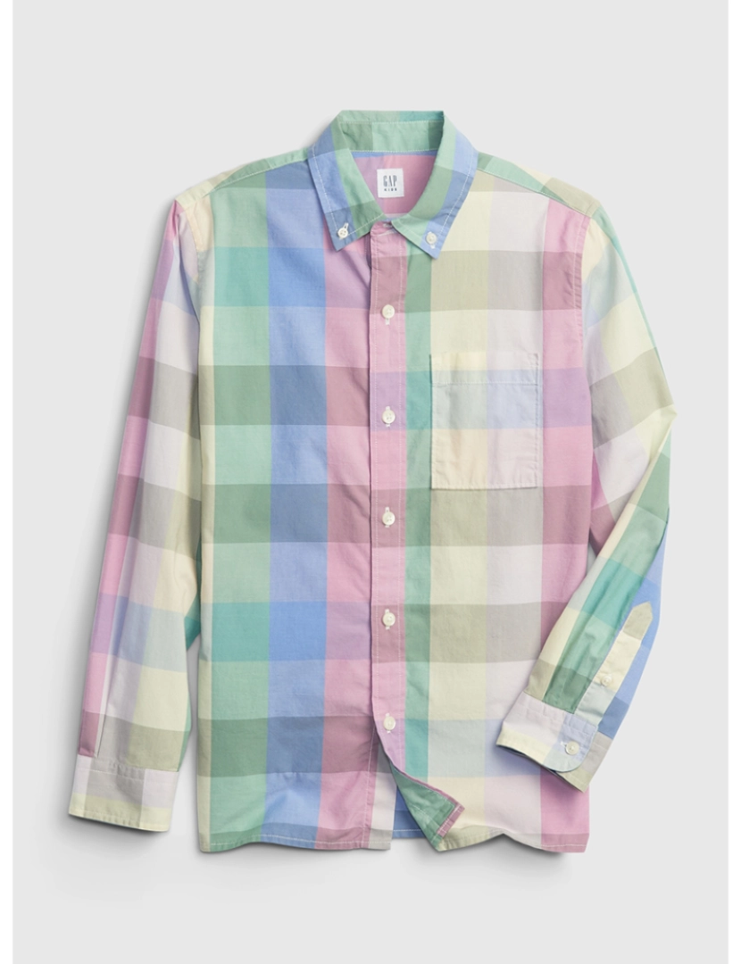 GAP - Camisa Manga Comprida Rapaz Multicor