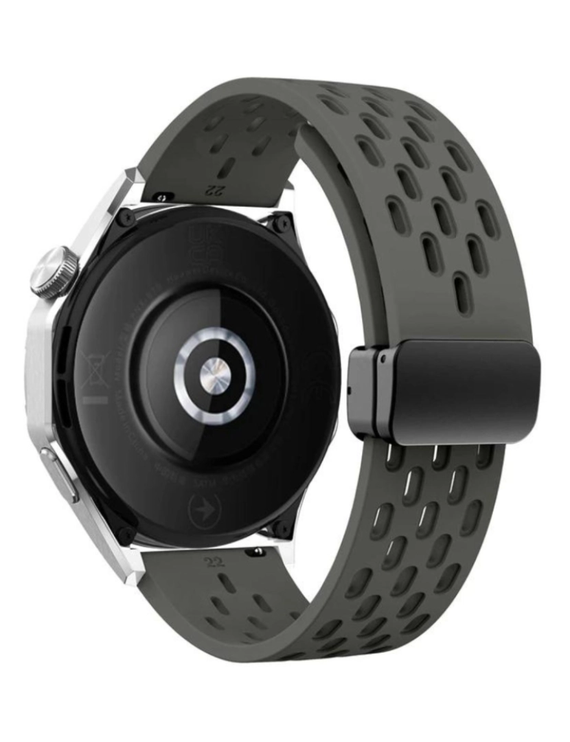 imagem de Pack 2x Bracelete SnapFlow para Garmin Forerunner 245 Cinzento e Preto2