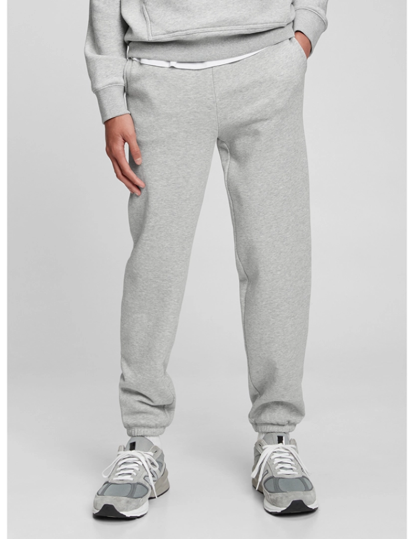 GAP - Calças Joggers Rapaz Cinza