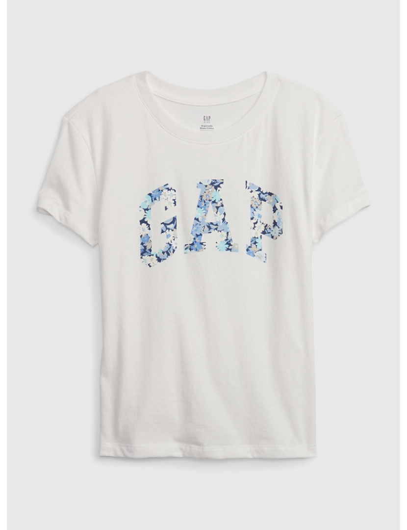 GAP - T-shirt Manga Curta Rapariga Branco