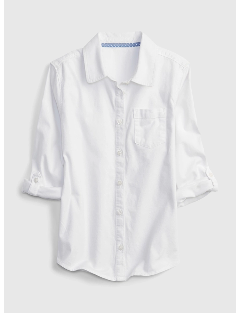 GAP - Camisa Manga Comprida Rapariga Branco