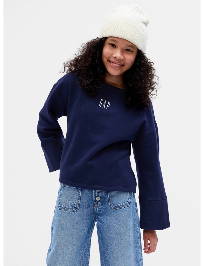 GAP - Sweatshirt Rapariga Azul