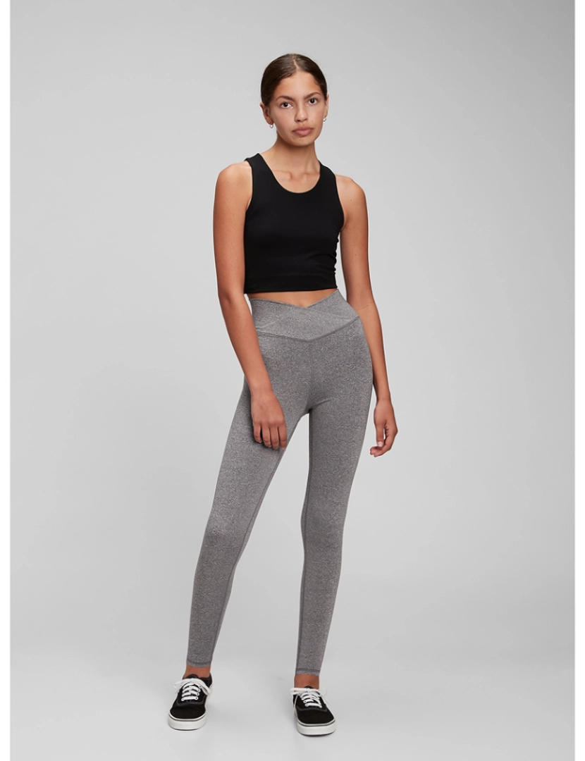 GAP - Leggings Desporto Rapariga Cinza