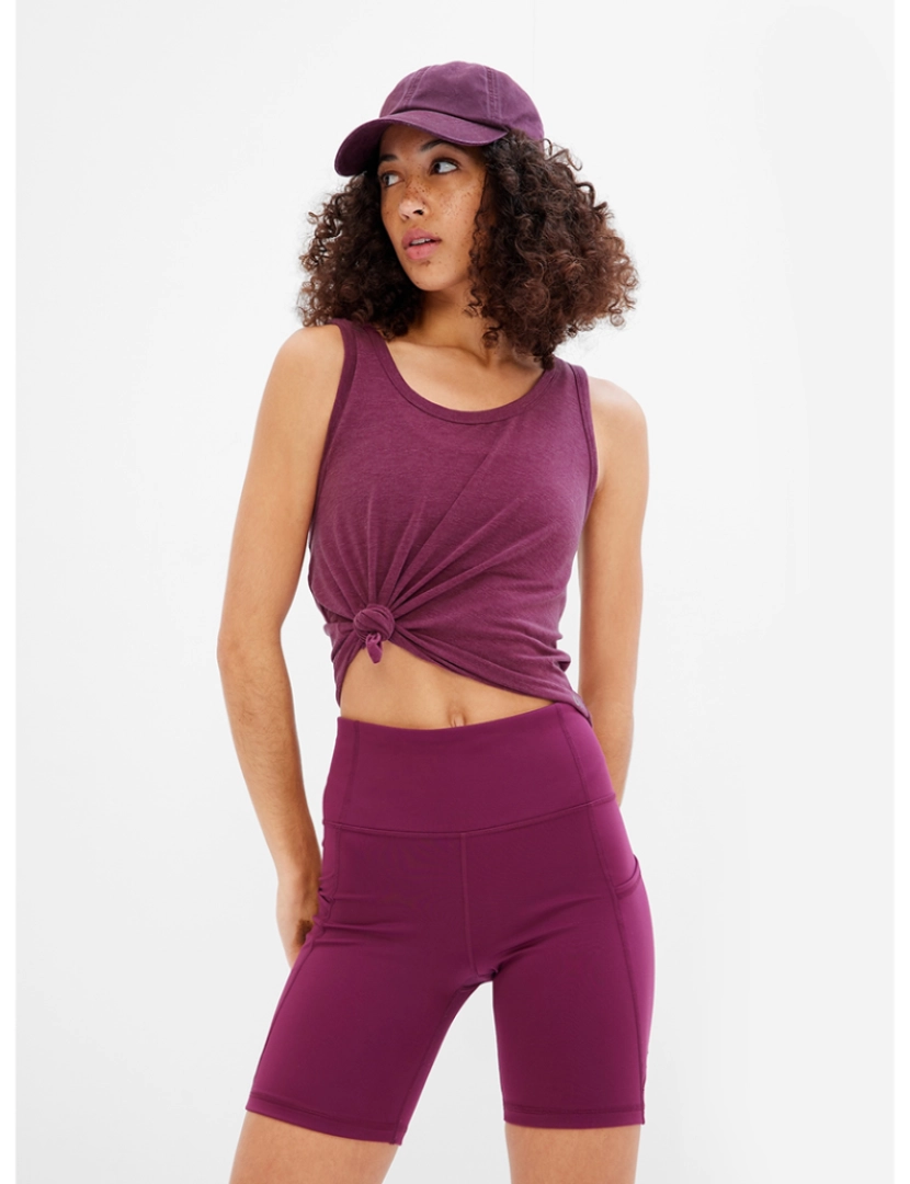 GAP - T-shirt sem Mangas Senhora Violeta