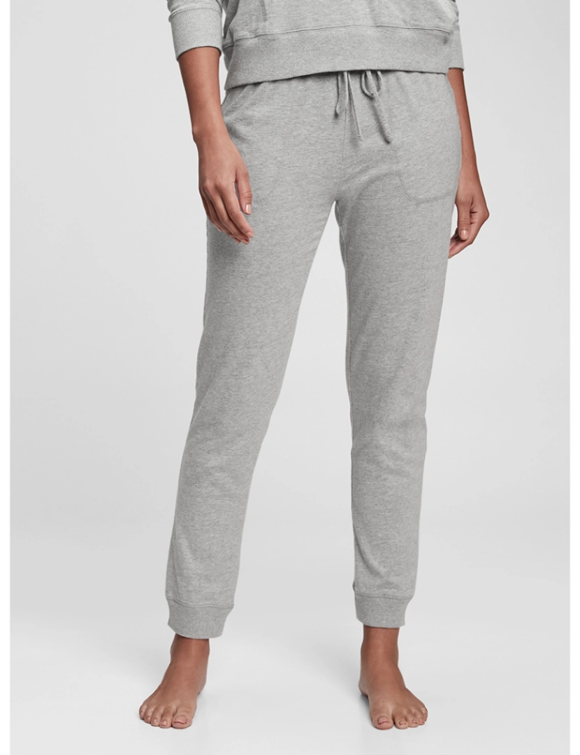 GAP - Calças Joggers Senhora Cinza