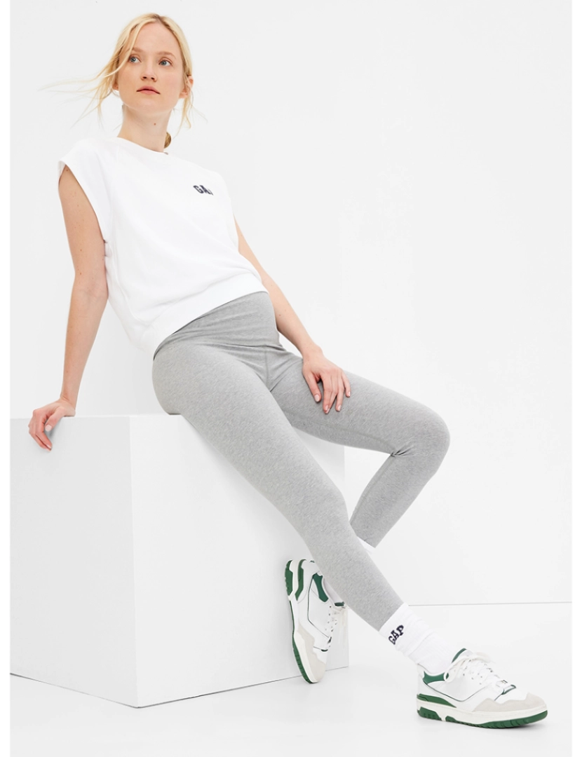 GAP - Leggings Desporto Maternidade Cinza