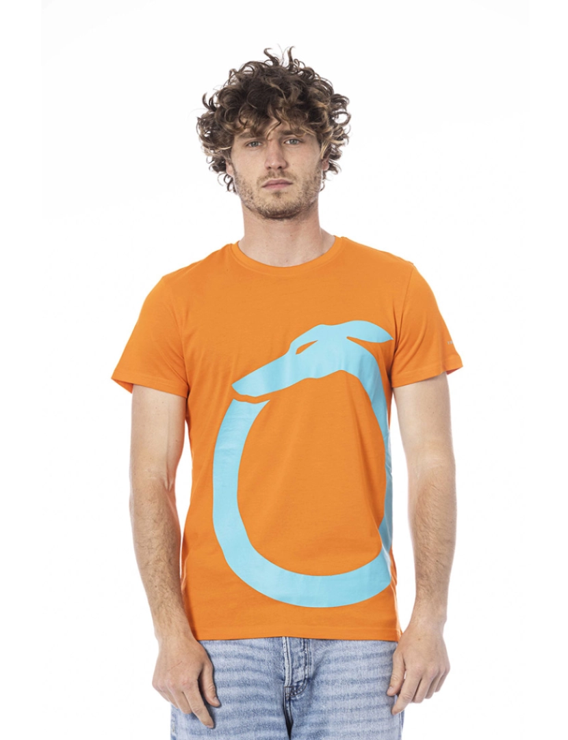 Trussardi Beachwear - T-Shirt de Homem laranja