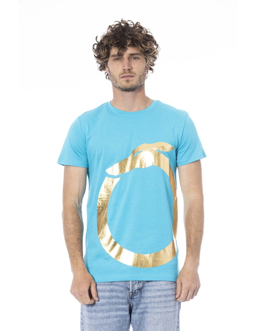 Trussardi Beachwear - T-Shirt de Homem azul