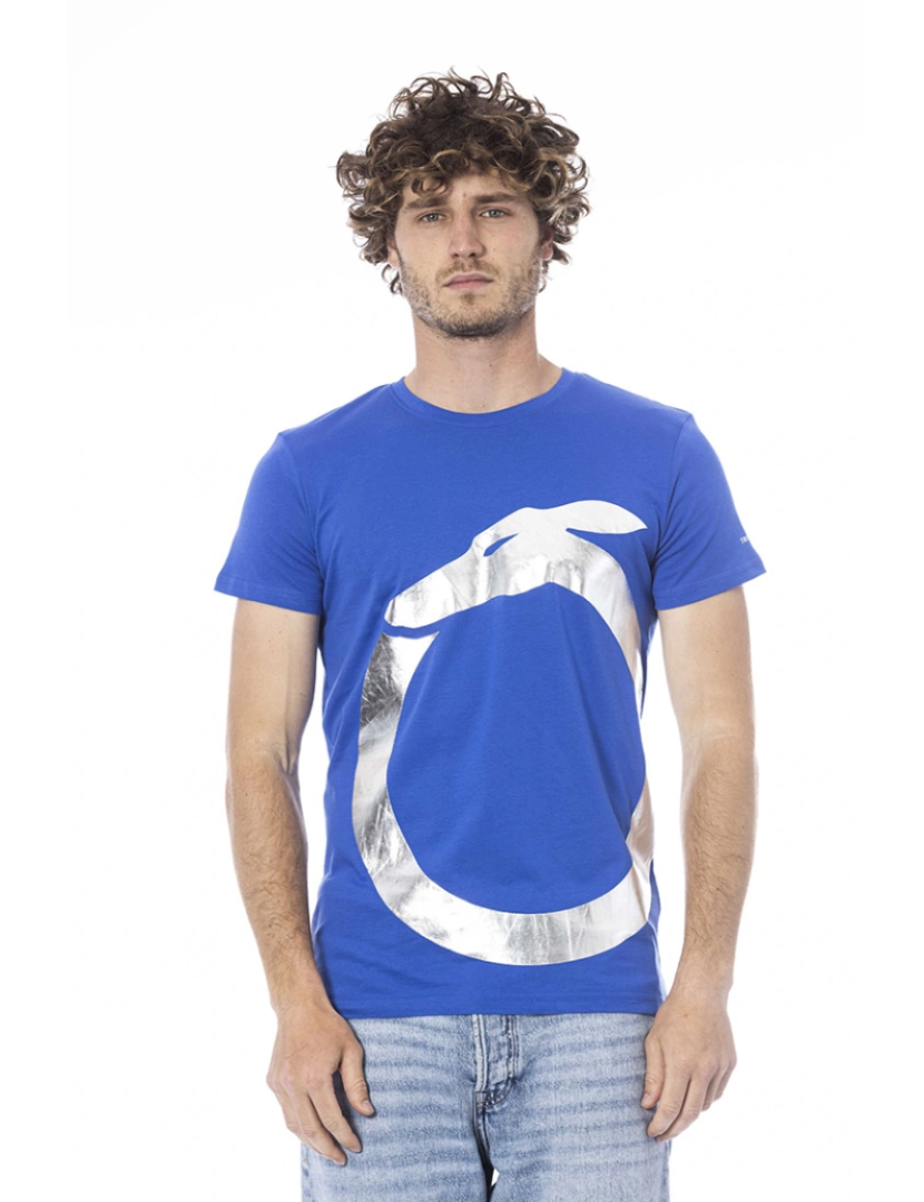 Trussardi Beachwear - T-Shirt de Homem azul