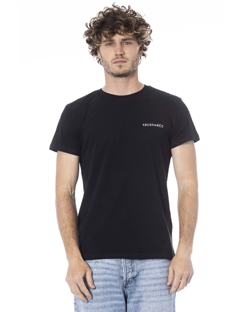 Trussardi Beachwear - T-Shirt de Homem Preto