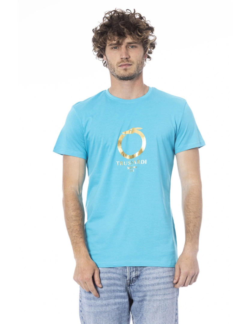 Trussardi Beachwear - T-Shirt de Homem azul