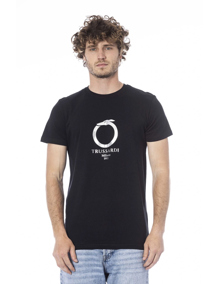 Trussardi Beachwear - T-Shirt de Homem preto