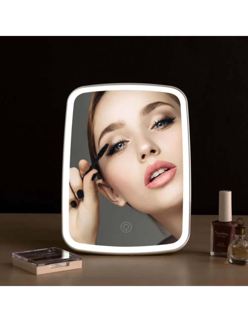 Trendtrove - Espelho de maquiagem com toque LED estilo atualizado