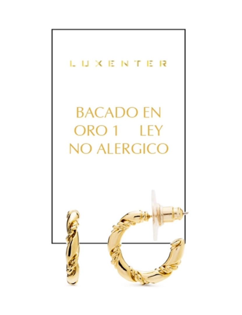 imagem de Brincos Luxenter phiaken com acabamento em ouro amarelo 18 quilates3