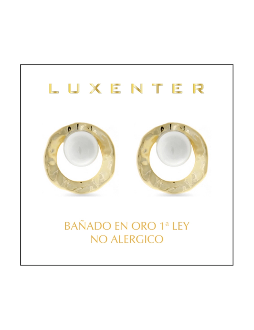 imagem de Brincos Luxenter com acabamento em ouro amarelo 18K - Jaya2