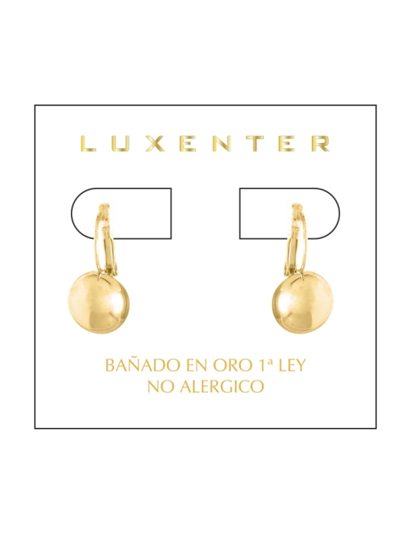 imagem de Brincos Luxenter Nenje com acabamento em ouro amarelo de 18 quilates2