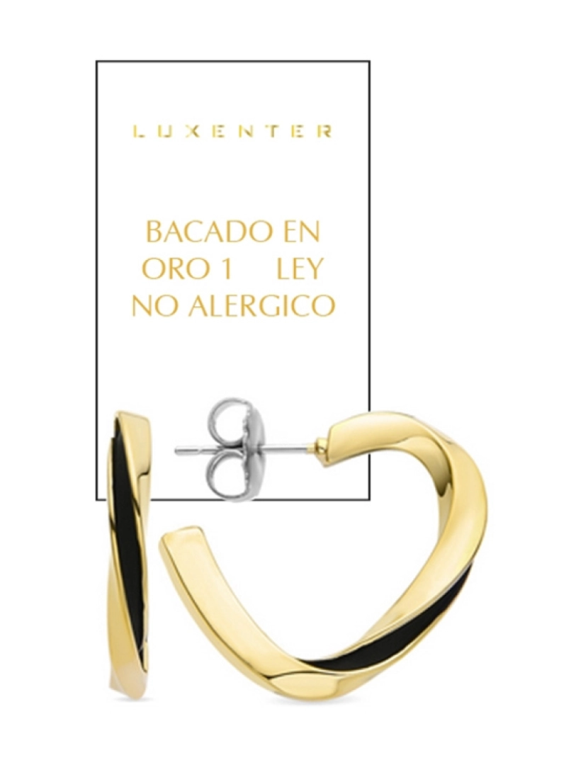 imagem de Brincos Luxenter Nuosi com acabamento em ouro amarelo de 18K5